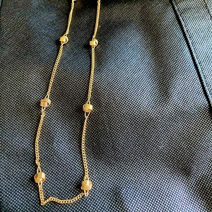 Avon gold ball necklace!